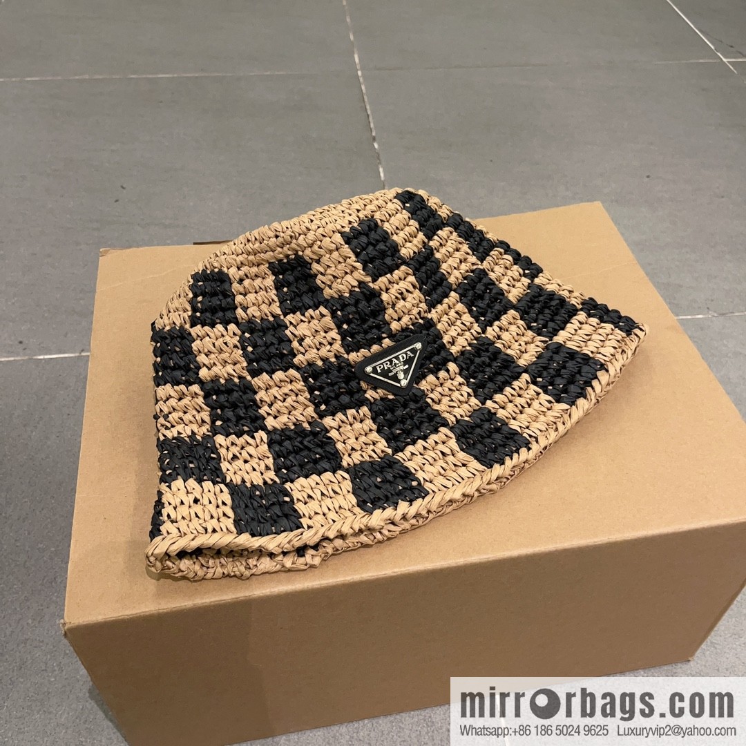 PRADA hand crocheted bucket hat