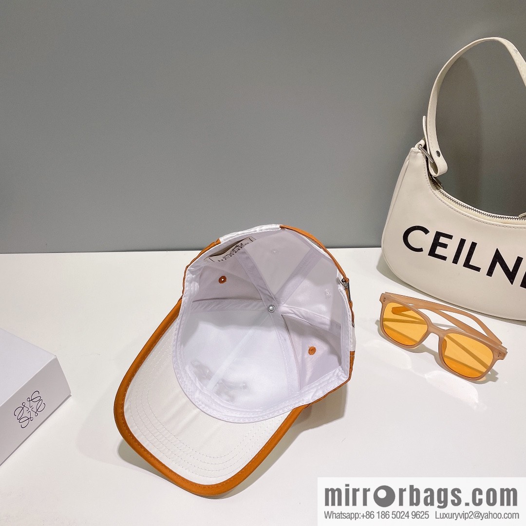 Hermes Hermes color matching H latest original baseball cap