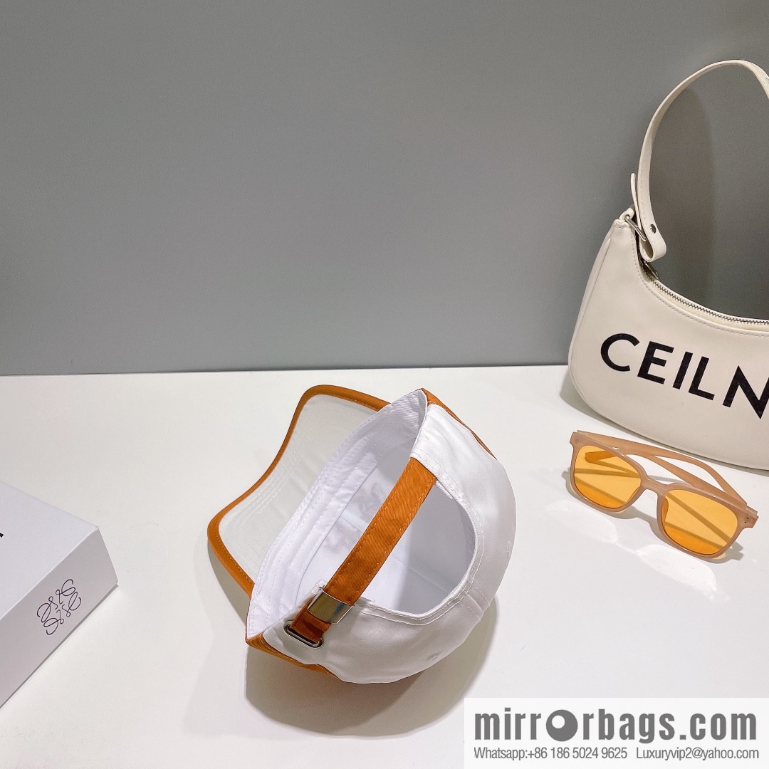Hermes Hermes color matching H latest original baseball cap