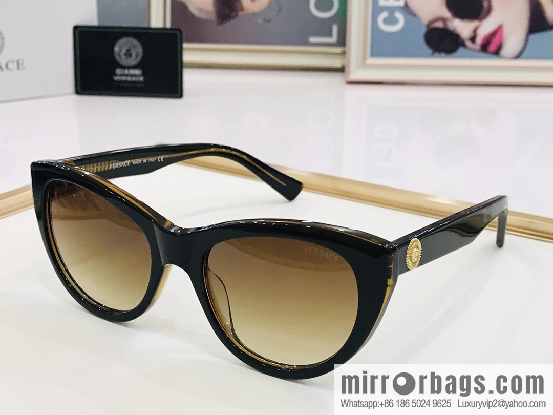 VERSACE Versace high-end plate unisex sunglasses
