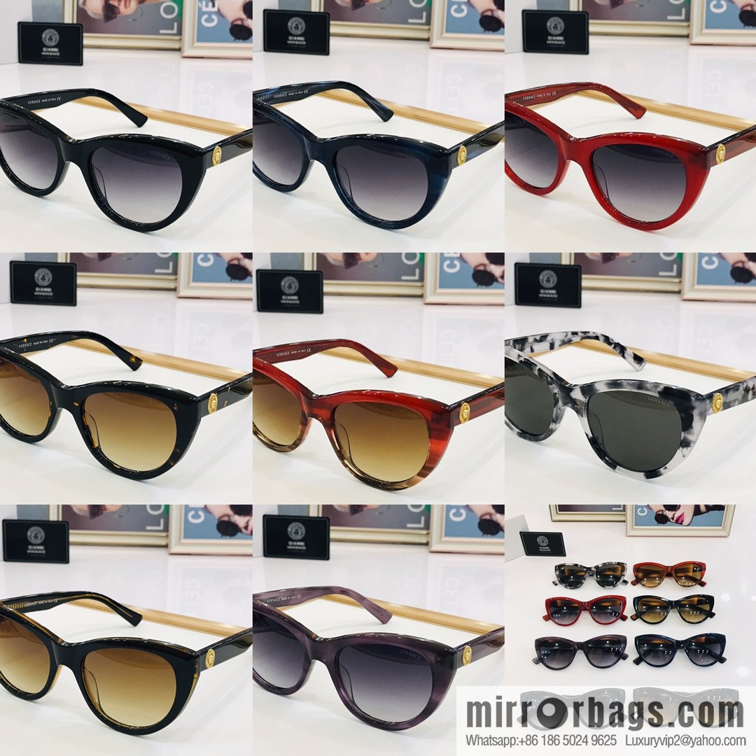 VERSACE Versace high-end plate unisex sunglasses