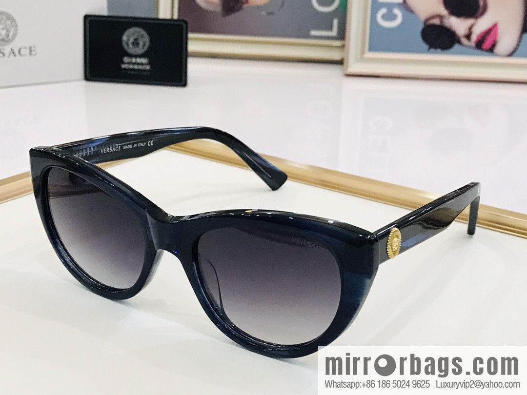 VERSACE Versace high-end plate unisex sunglasses