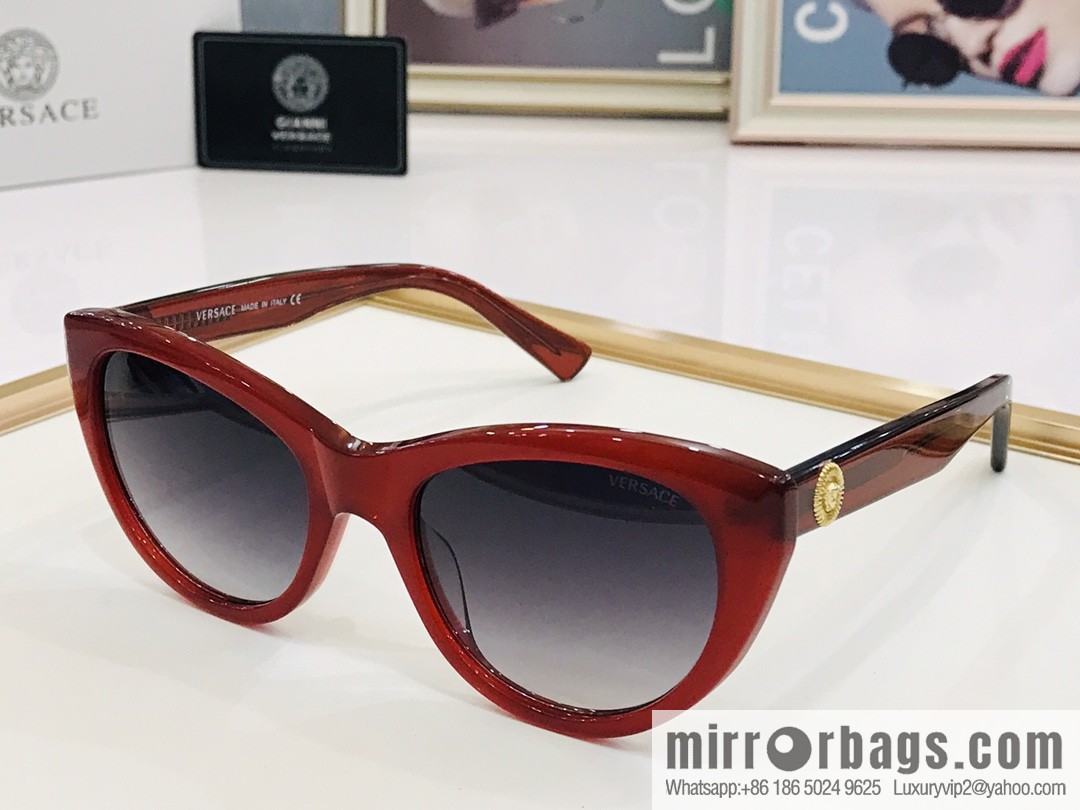 VERSACE Versace high-end plate unisex sunglasses