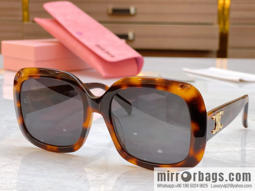 CELINE new large frame women's sunglasses