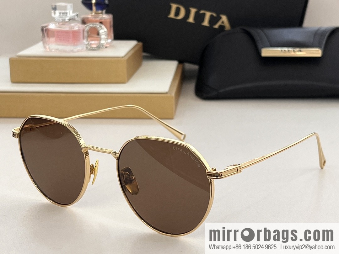 DITA Metal Large Frame Unisex Sunglasses
