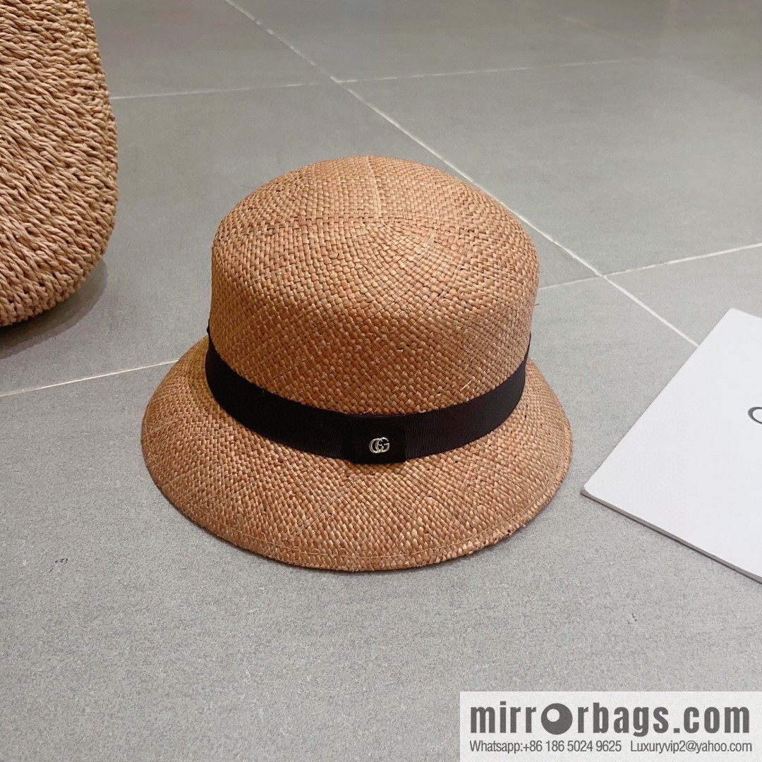GUCCI Gucci paper fiber straw hat