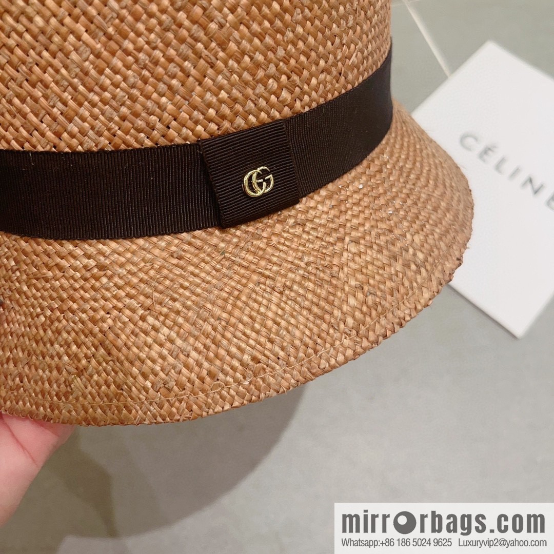 GUCCI Gucci paper fiber straw hat