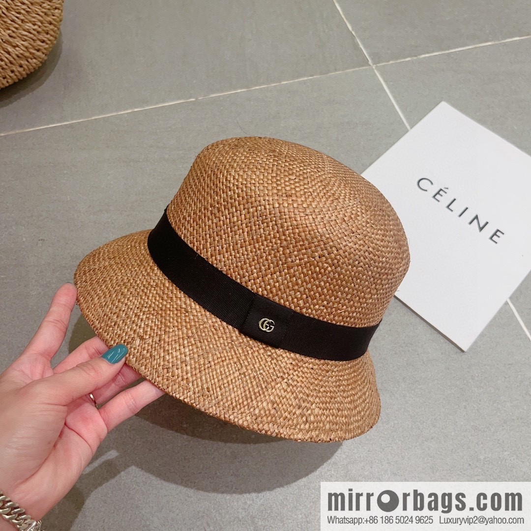 GUCCI Gucci paper fiber straw hat