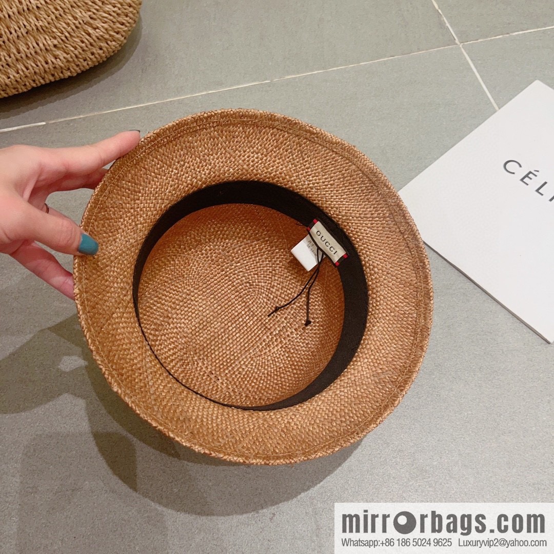 GUCCI Gucci paper fiber straw hat