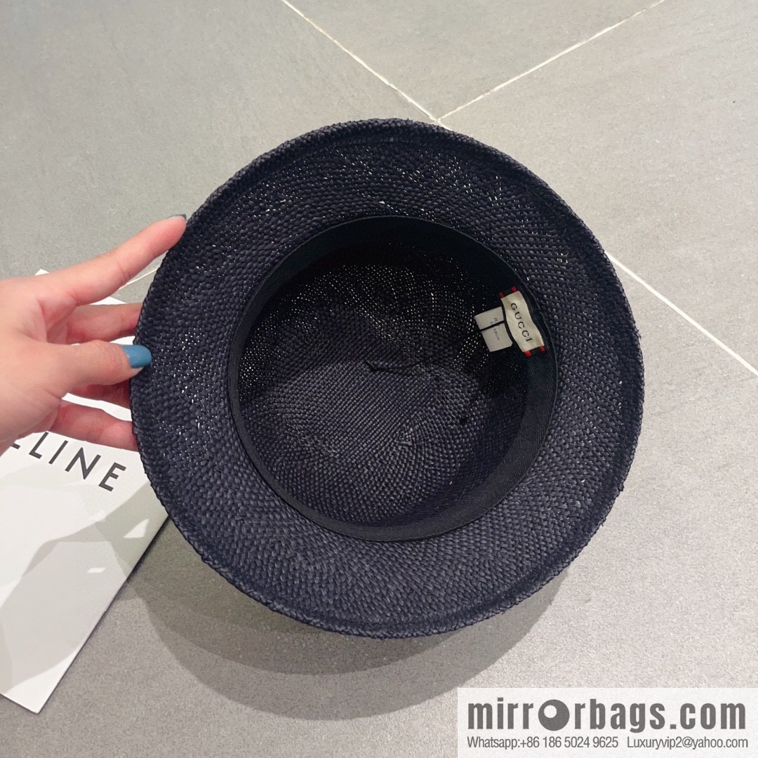GUCCI Gucci paper fiber straw hat