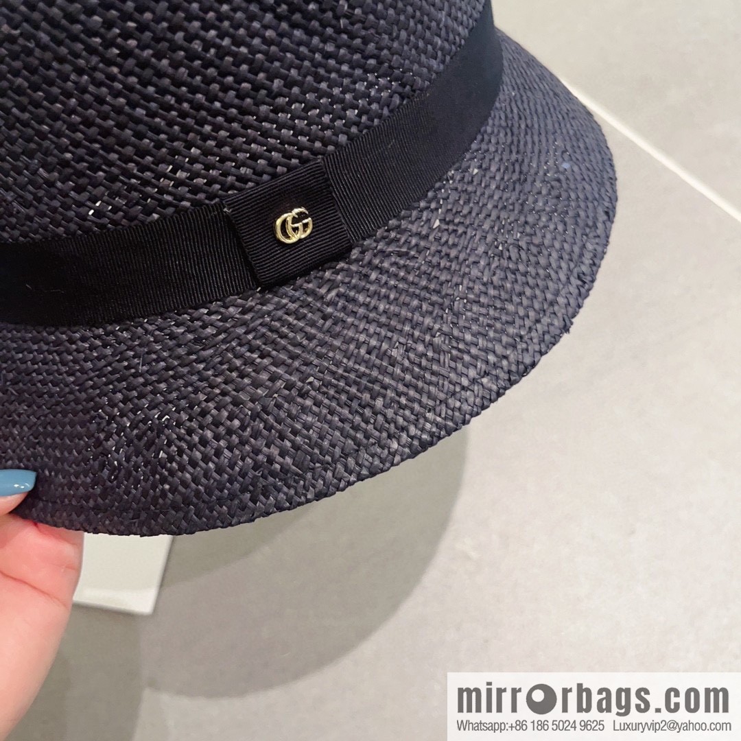 GUCCI Gucci paper fiber straw hat