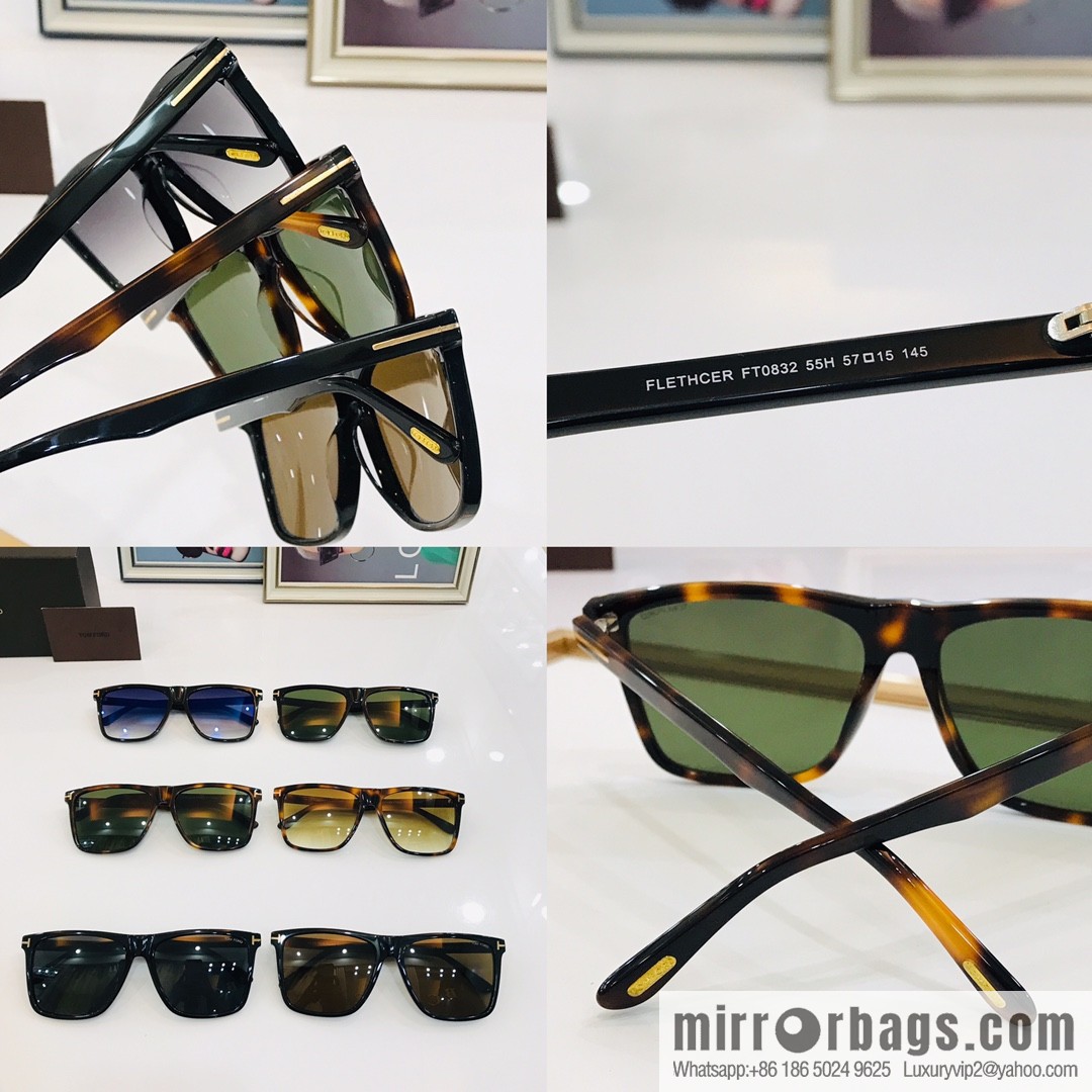TOM FORD Tom Ford Large Frame Unisex Sunglasses
