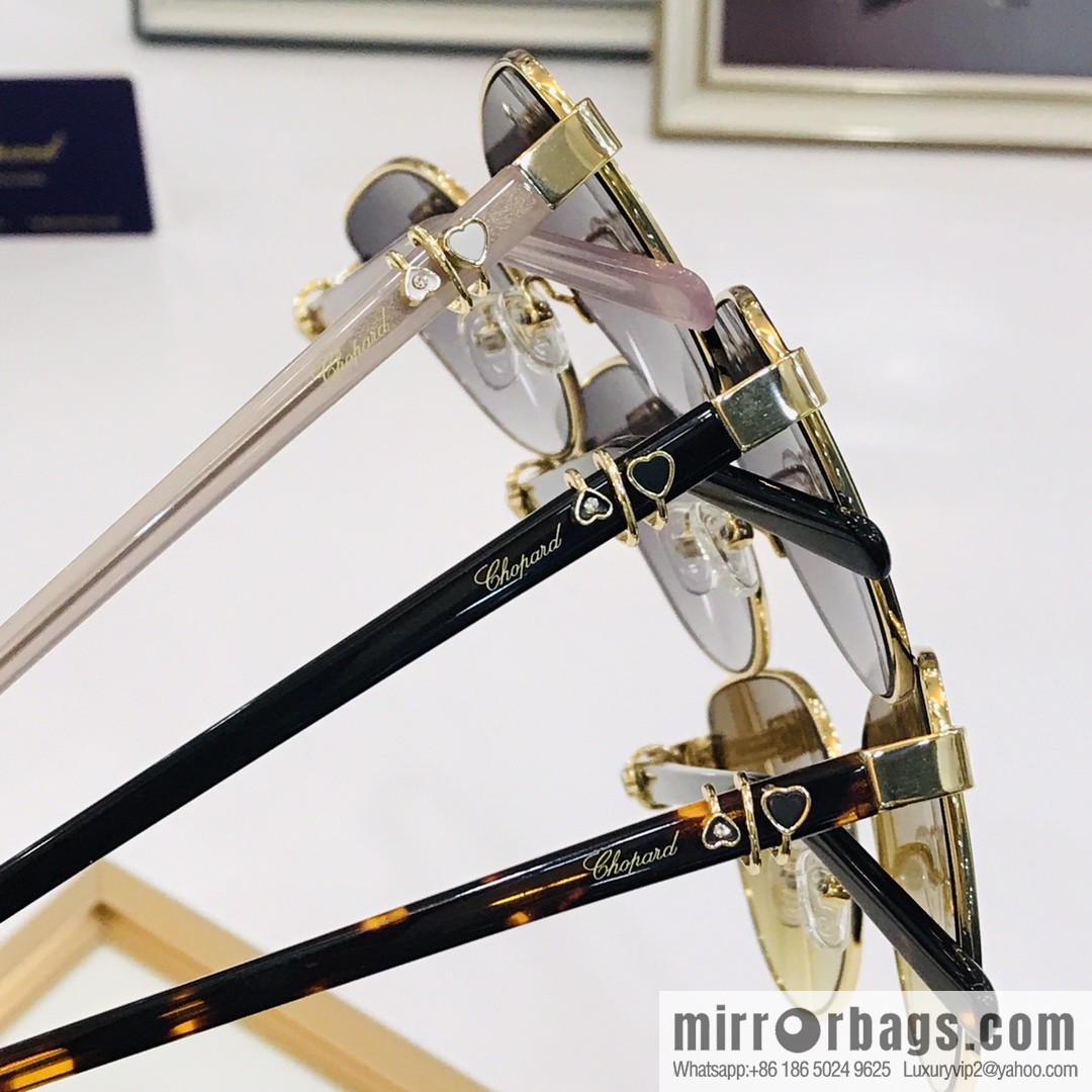 Chopard Metal Framed Unisex Sunglasses