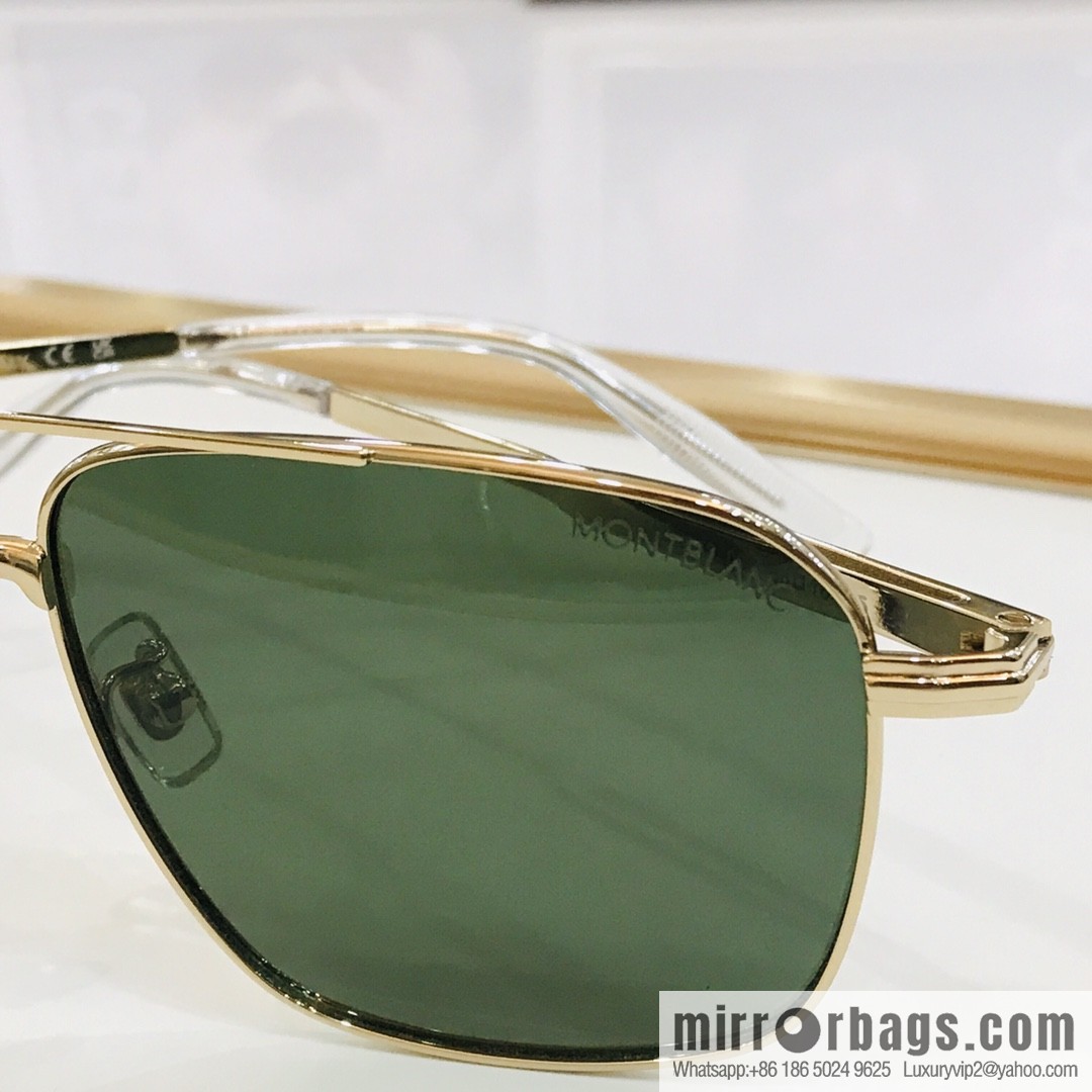 Montblanc Metal Frame Unisex Sunglasses