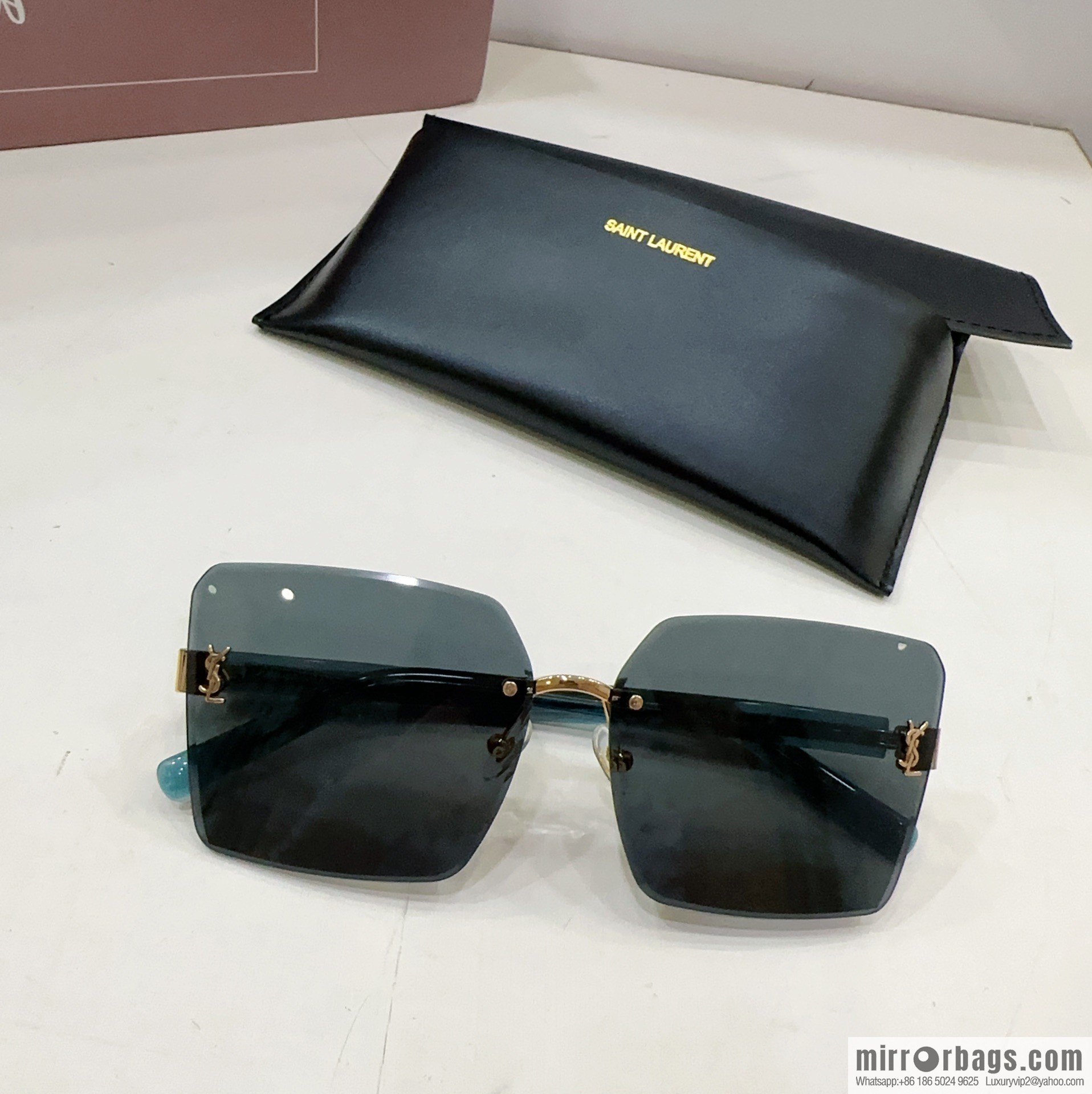 YSL Saint Laurent square women's sunglasses