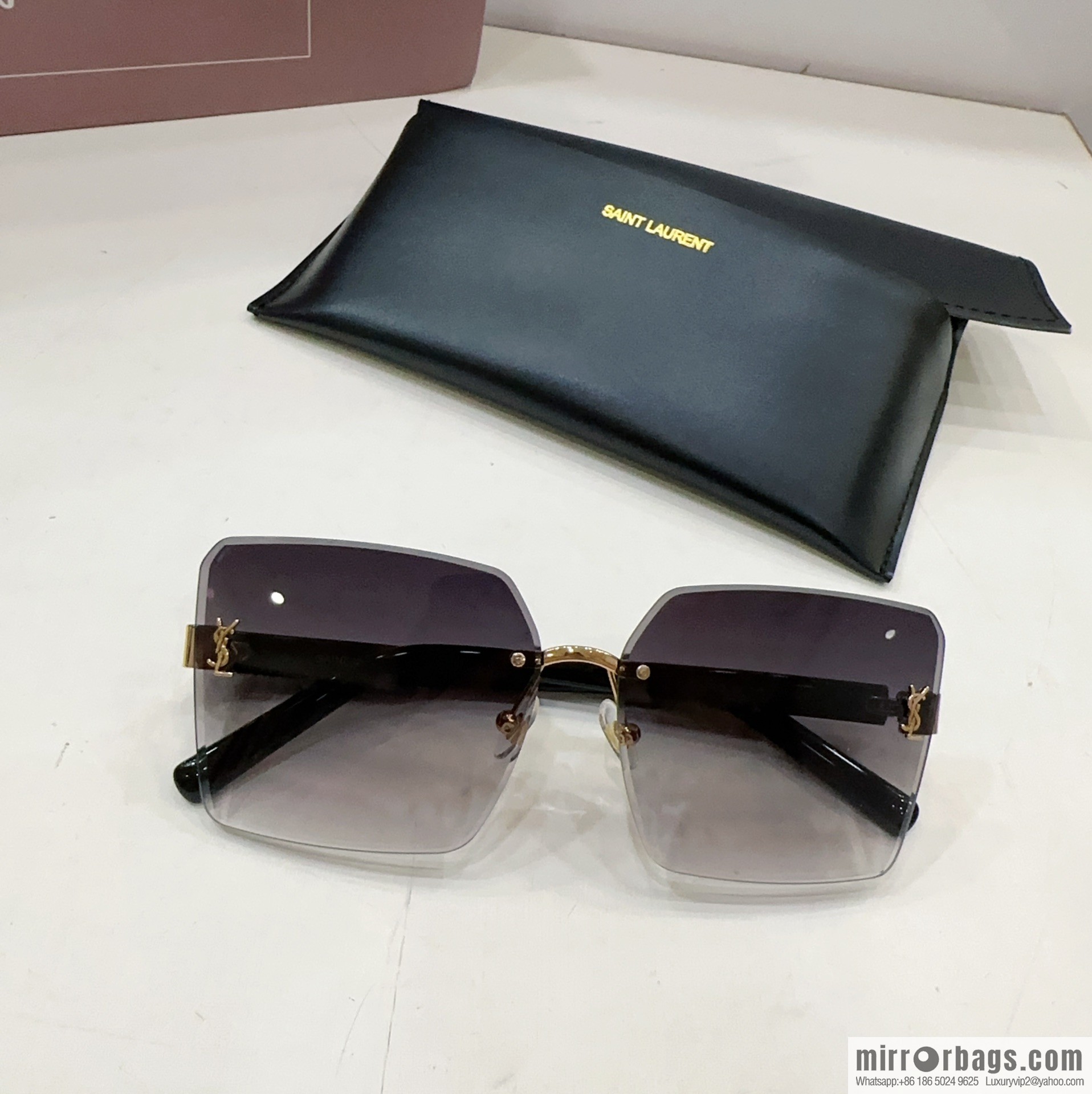 YSL Saint Laurent square women's sunglasses