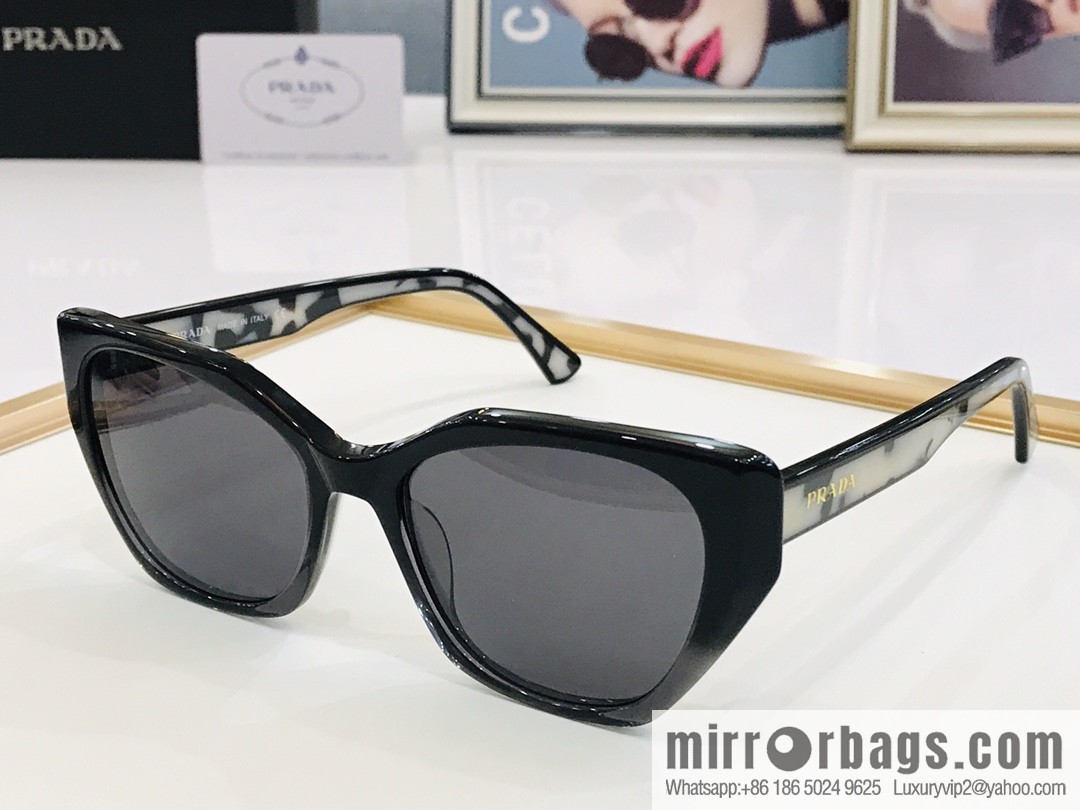 Prada large frame unisex sunglasses
