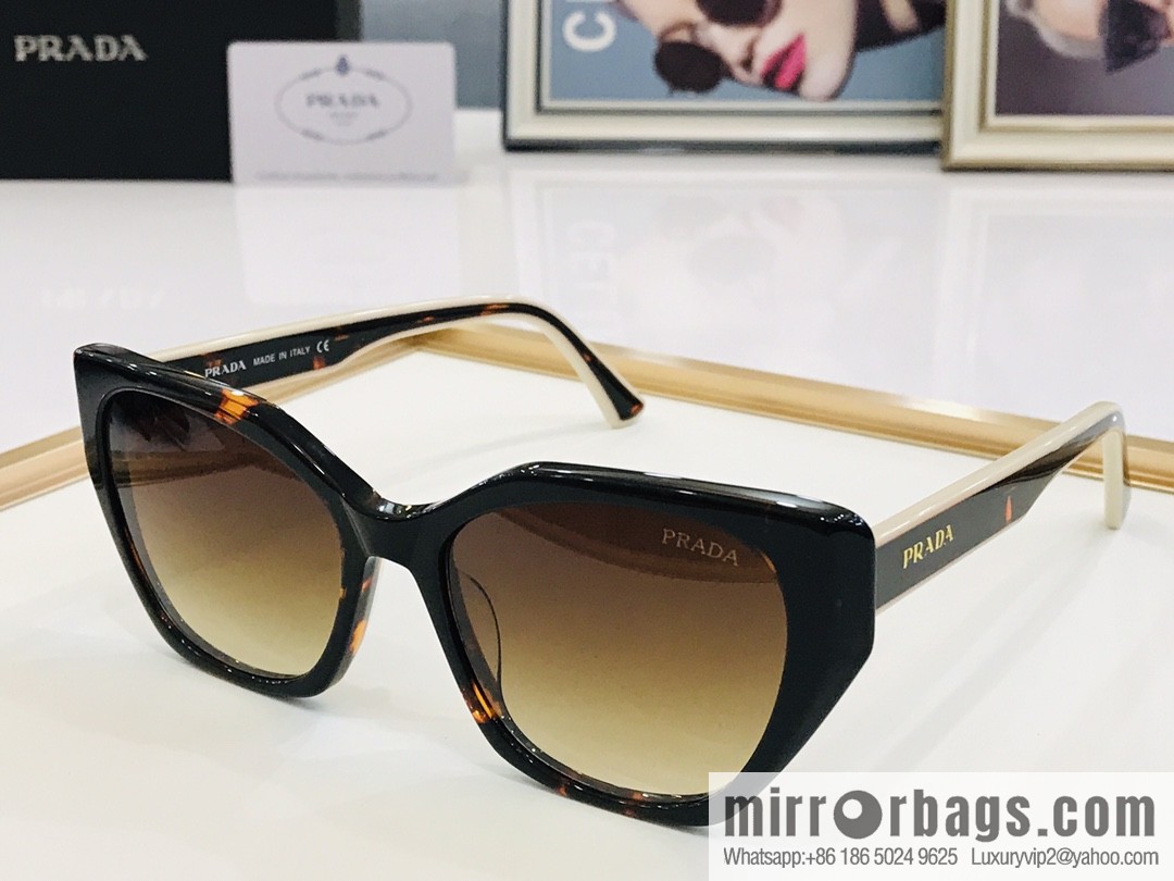 Prada large frame unisex sunglasses