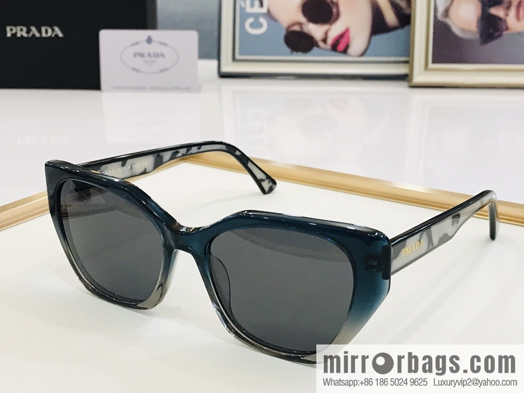 Prada large frame unisex sunglasses