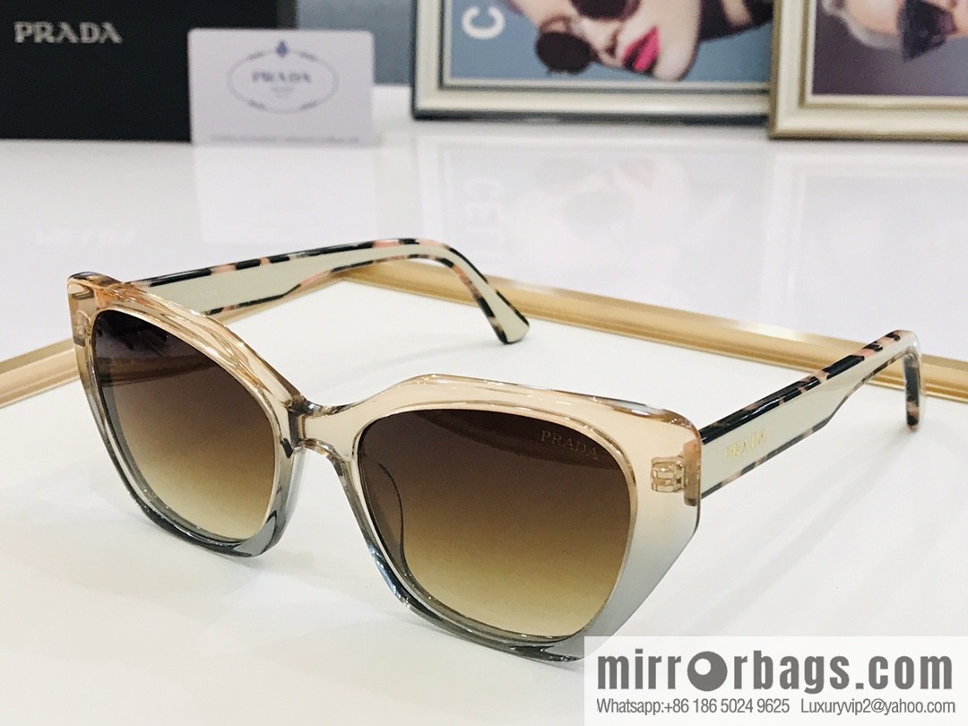 Prada large frame unisex sunglasses