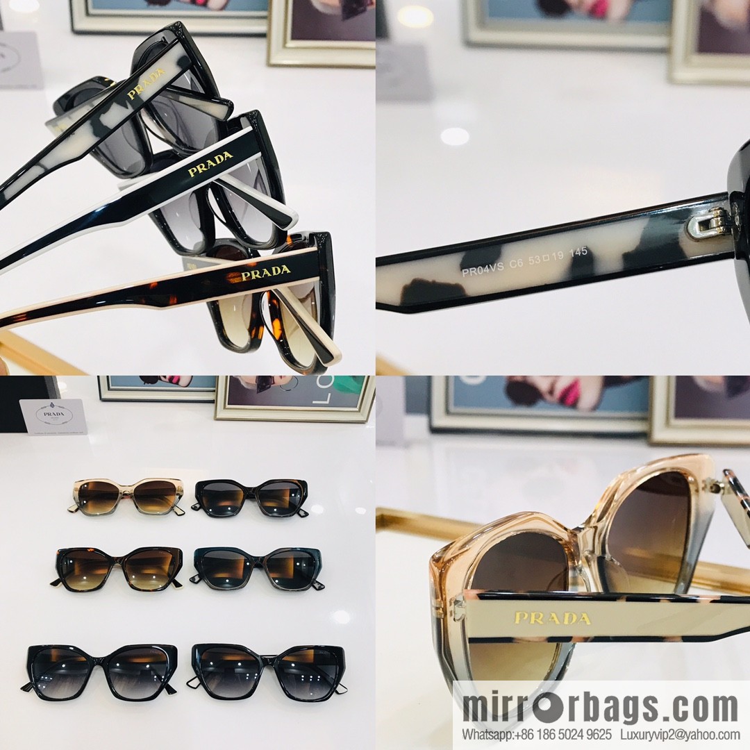 Prada large frame unisex sunglasses