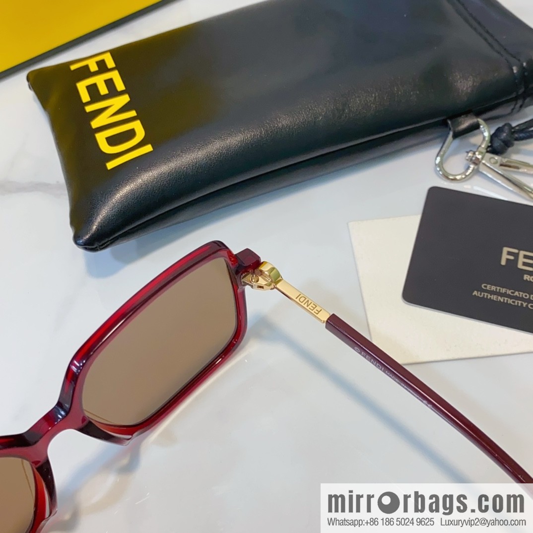 Fendi square women's sunglasses