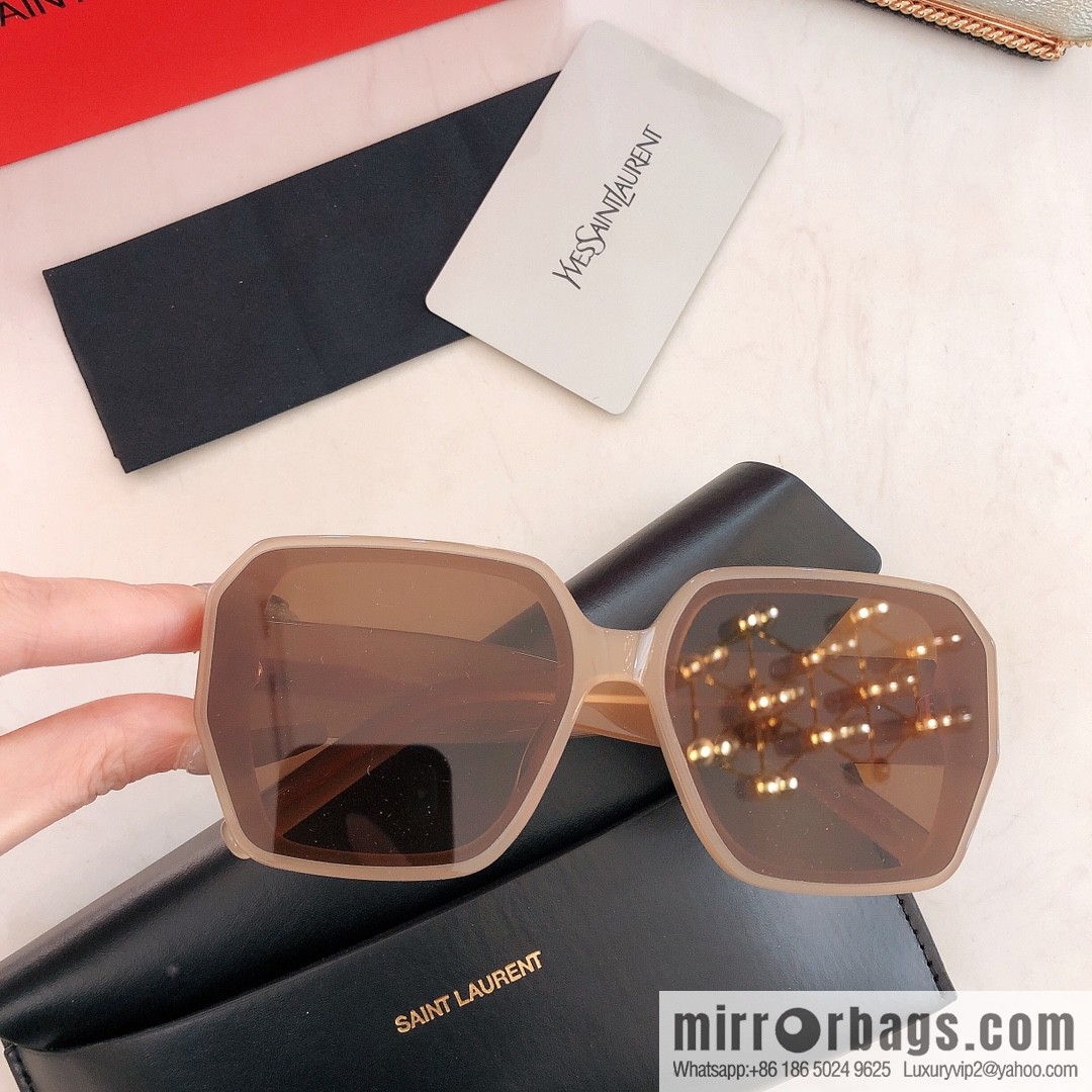SAINT LAURENL logo women's sunglasses