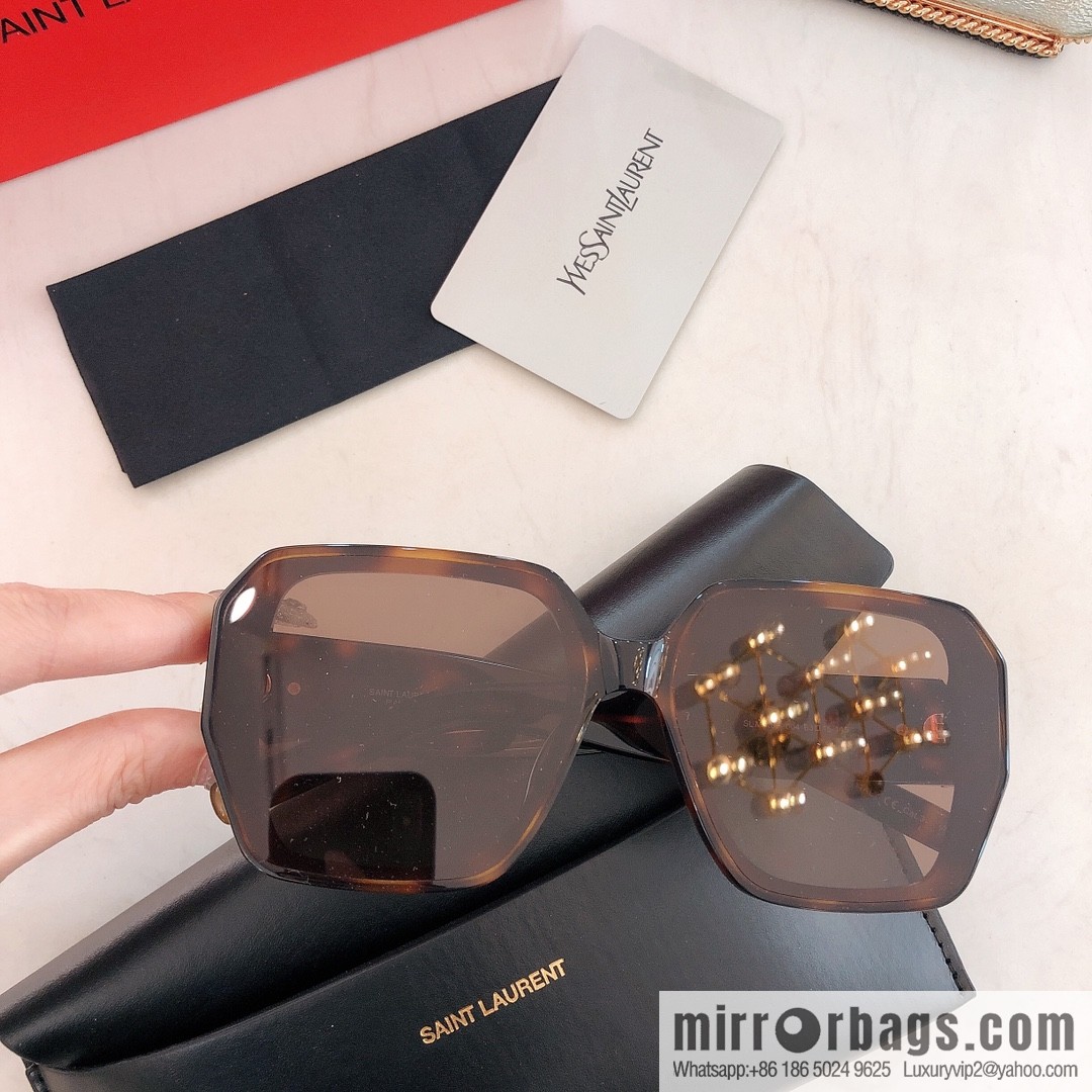 SAINT LAURENL logo women's sunglasses