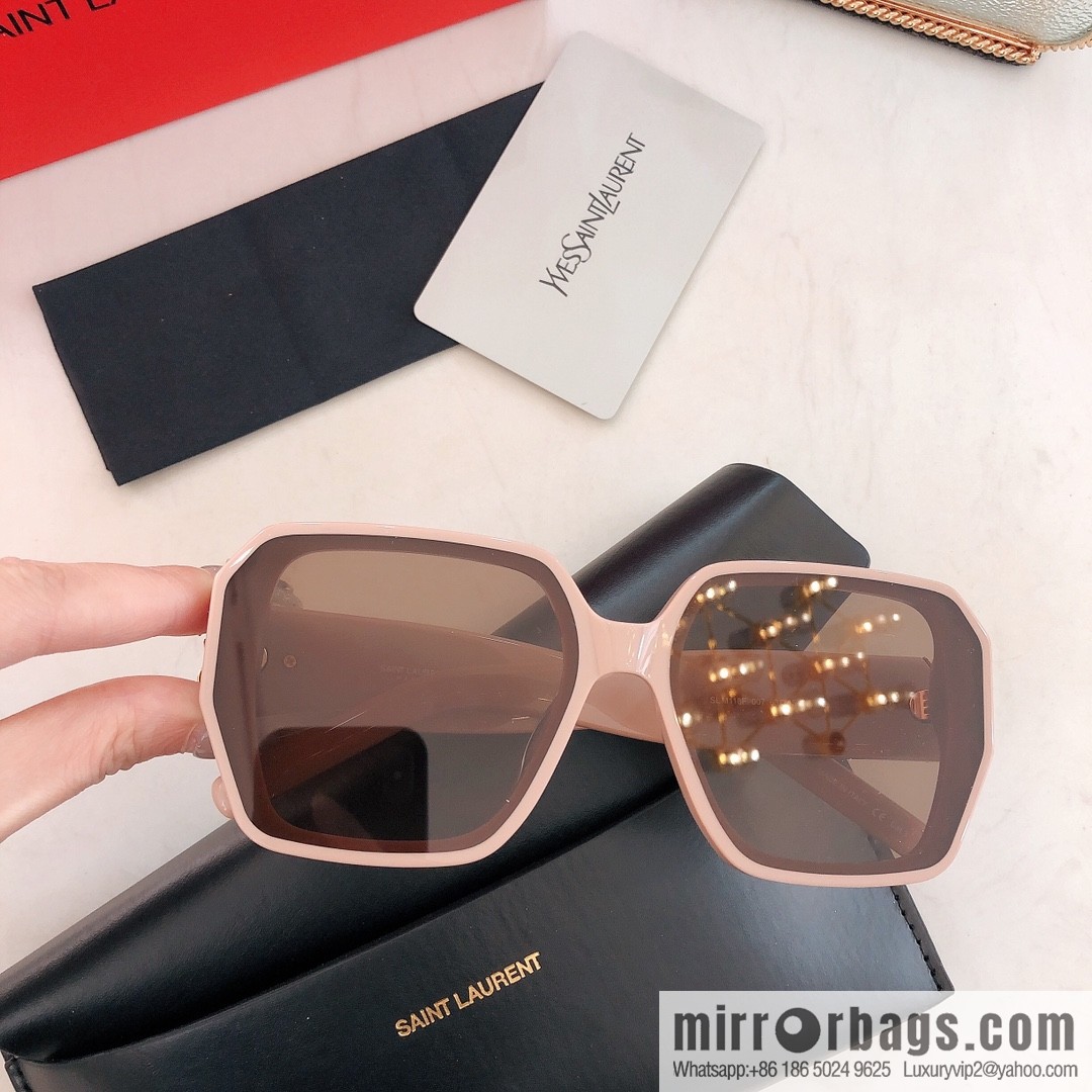 SAINT LAURENL logo women's sunglasses