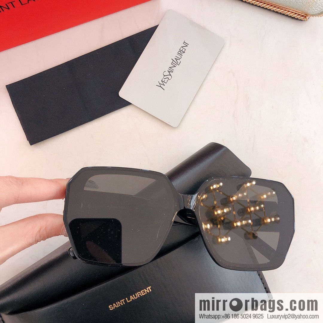 SAINT LAURENL logo women's sunglasses