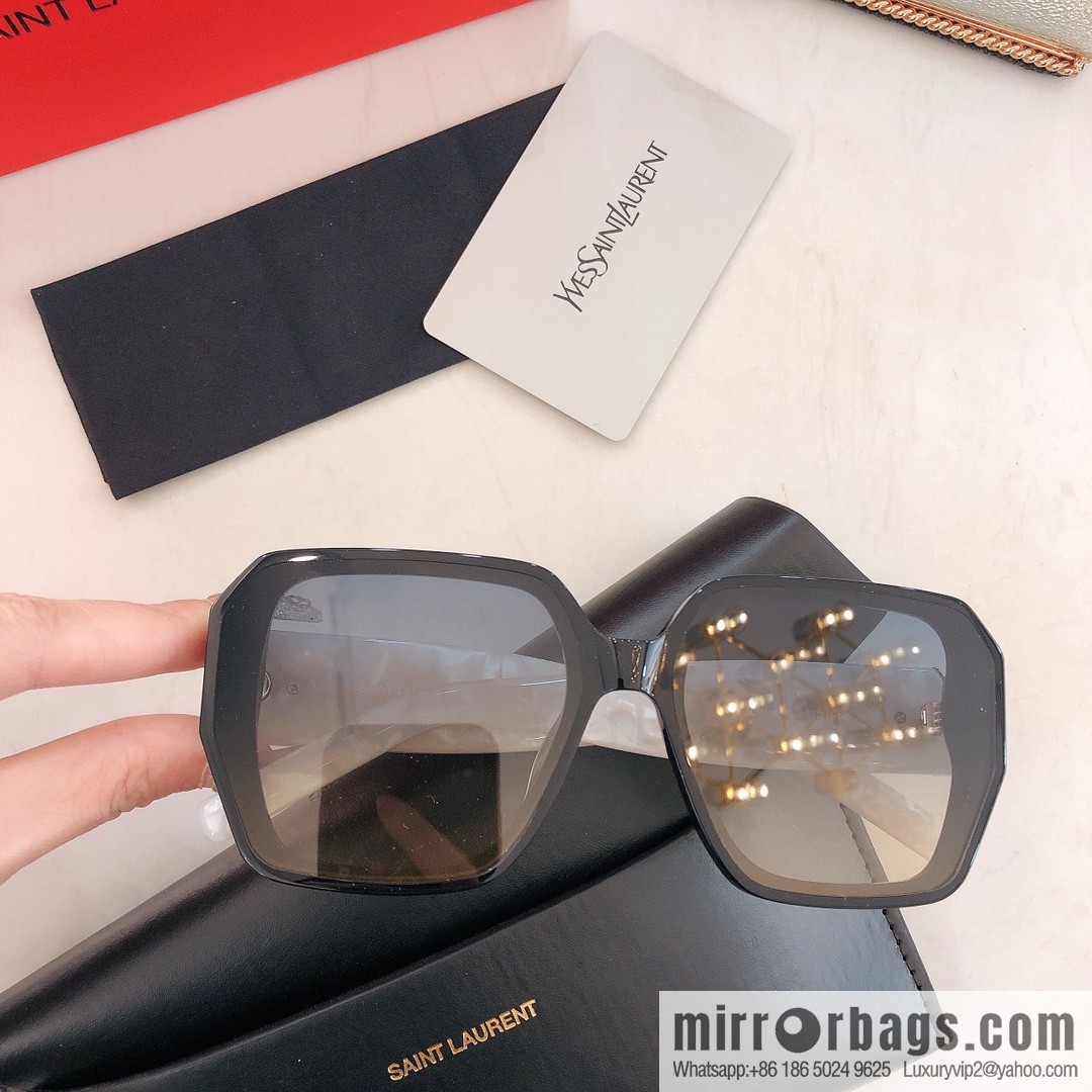 SAINT LAURENL logo women's sunglasses