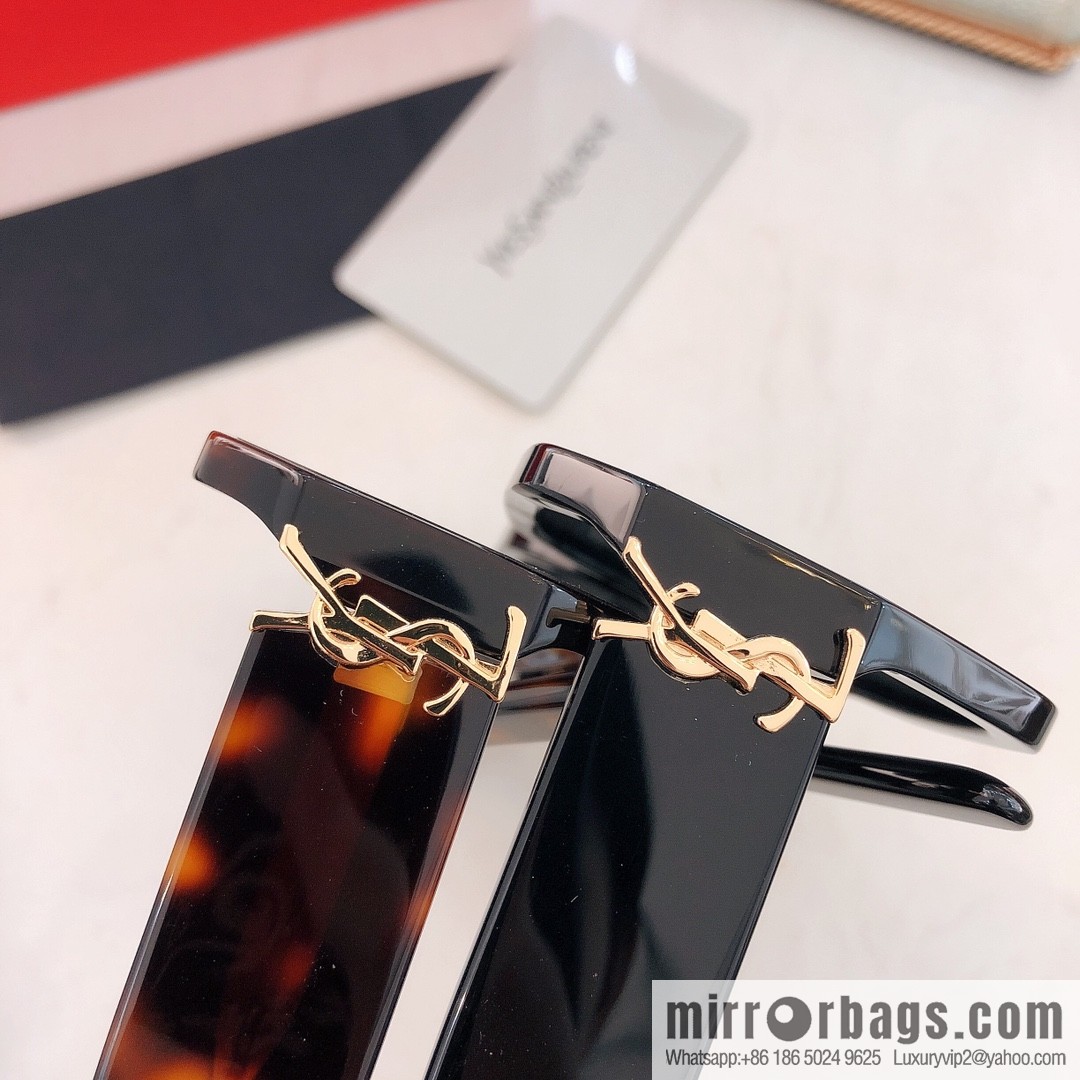 SAINT LAURENL logo women's sunglasses