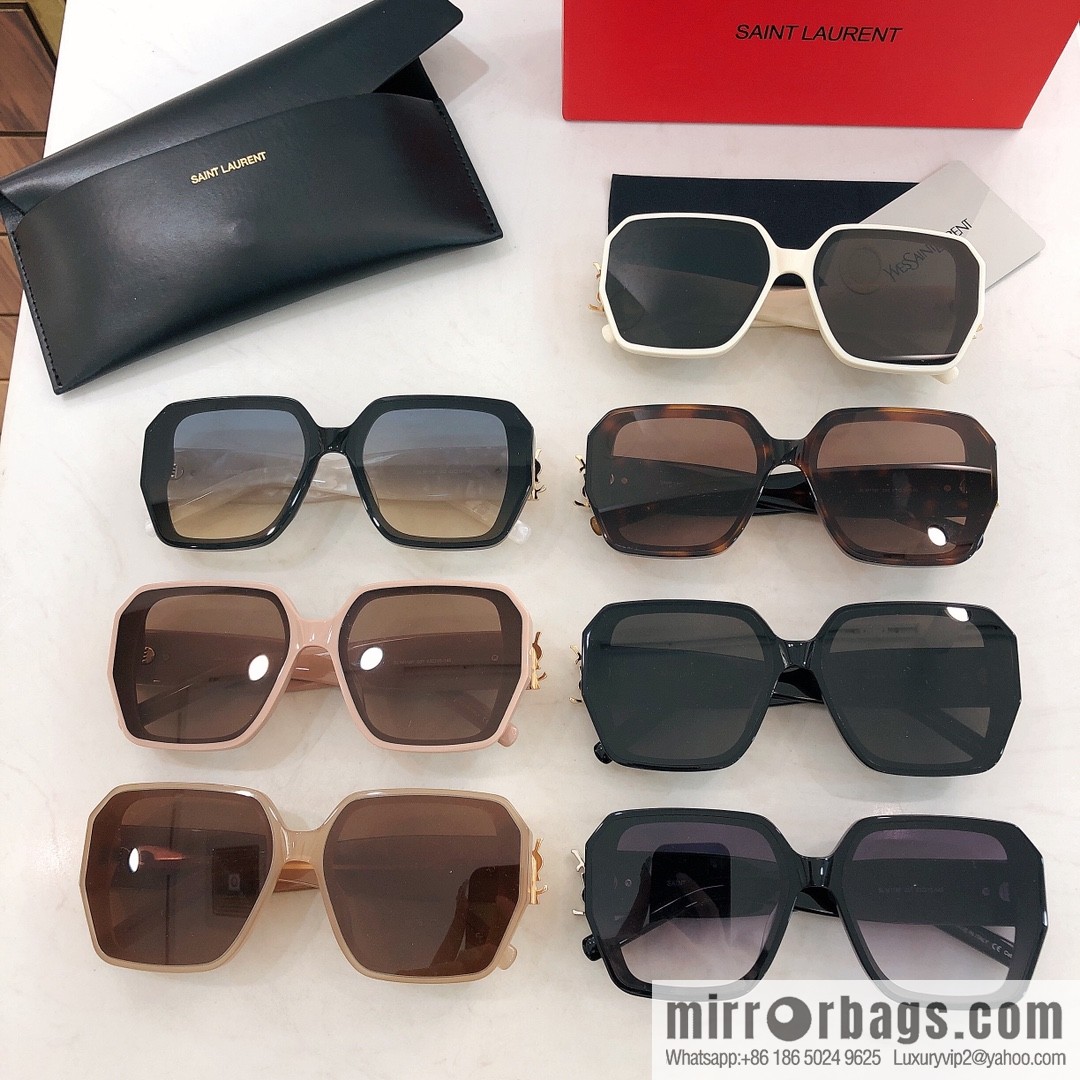 SAINT LAURENL logo women's sunglasses