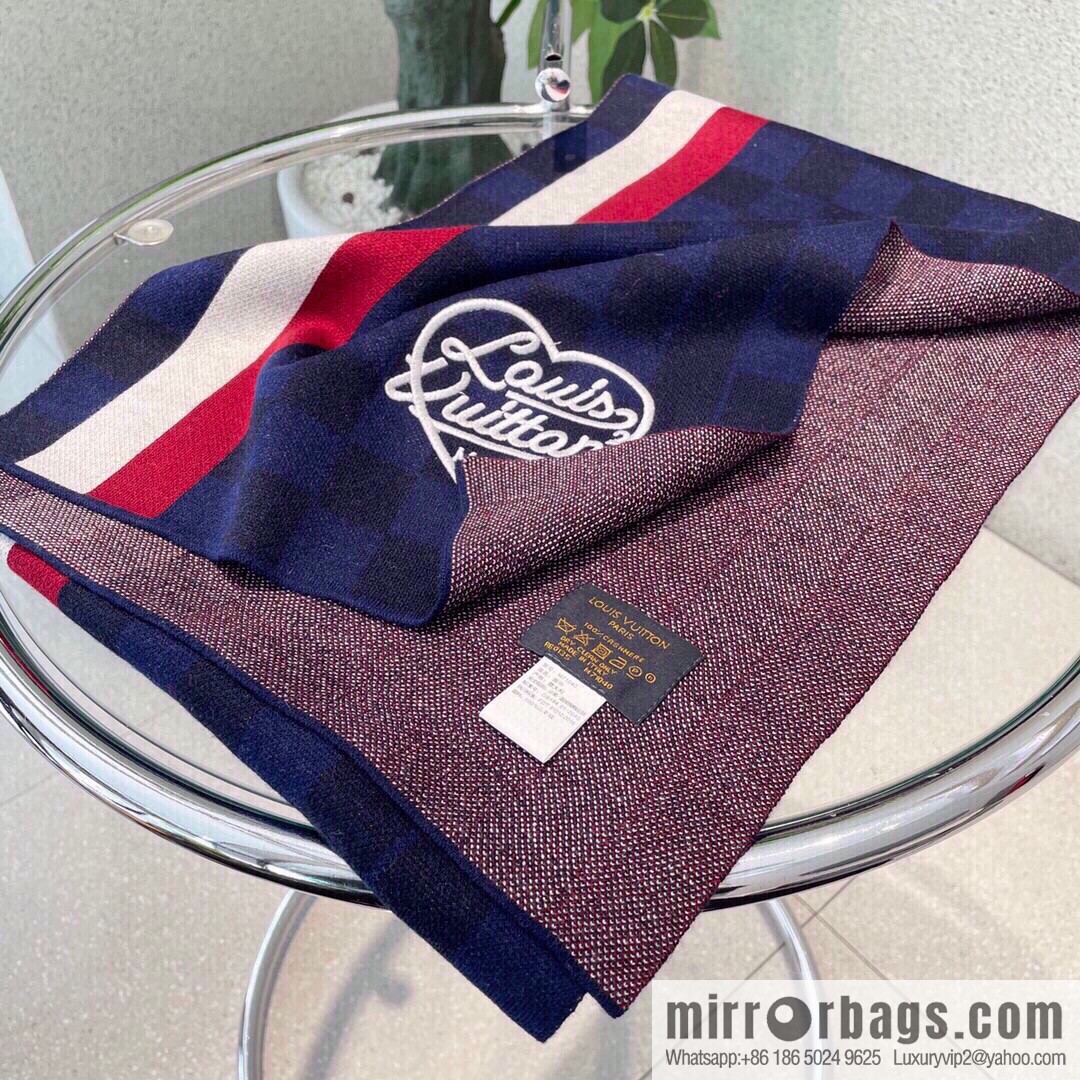 LV Louis Vuitton Couple 100% Imported Knitted Cashmere Scarf