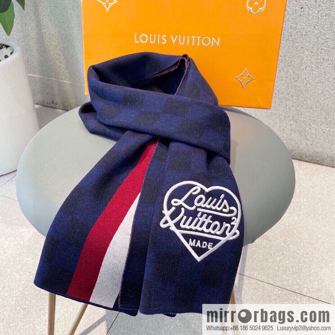 LV Louis Vuitton Couple 100% Imported Knitted Cashmere Scarf