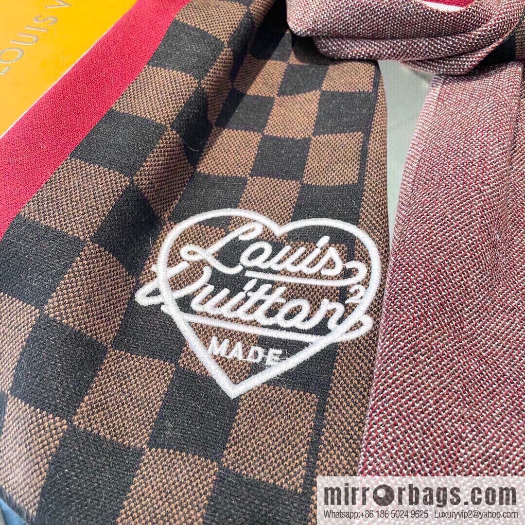 LV Louis Vuitton Couple 100% Imported Knitted Cashmere Scarf