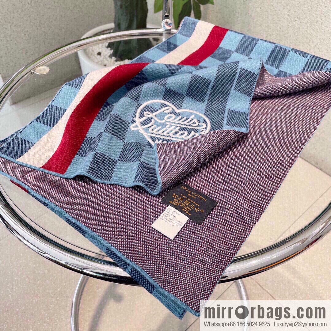 LV Louis Vuitton Couple 100% Imported Knitted Cashmere Scarf