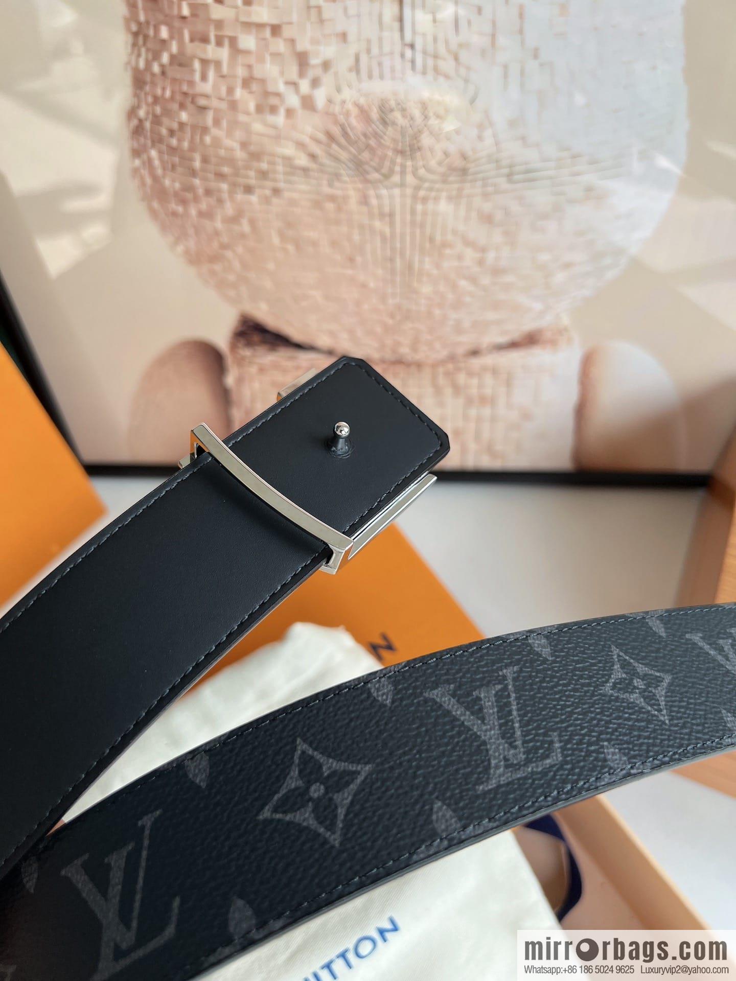 LV/Louis Vuitton 2022 new men's 40mm belt