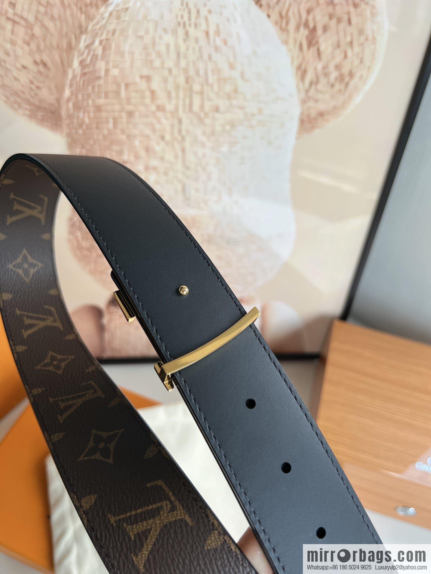 LV/Louis Vuitton 2022 new men's 40mm belt