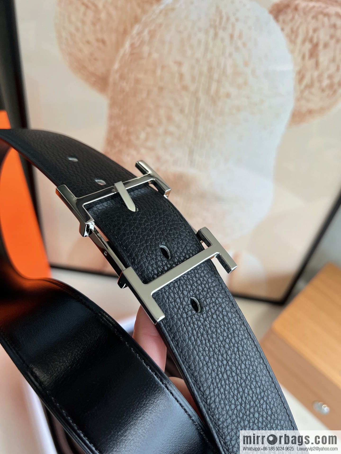 Hermes Hermes 40mm Nathan Double Sided External Belt