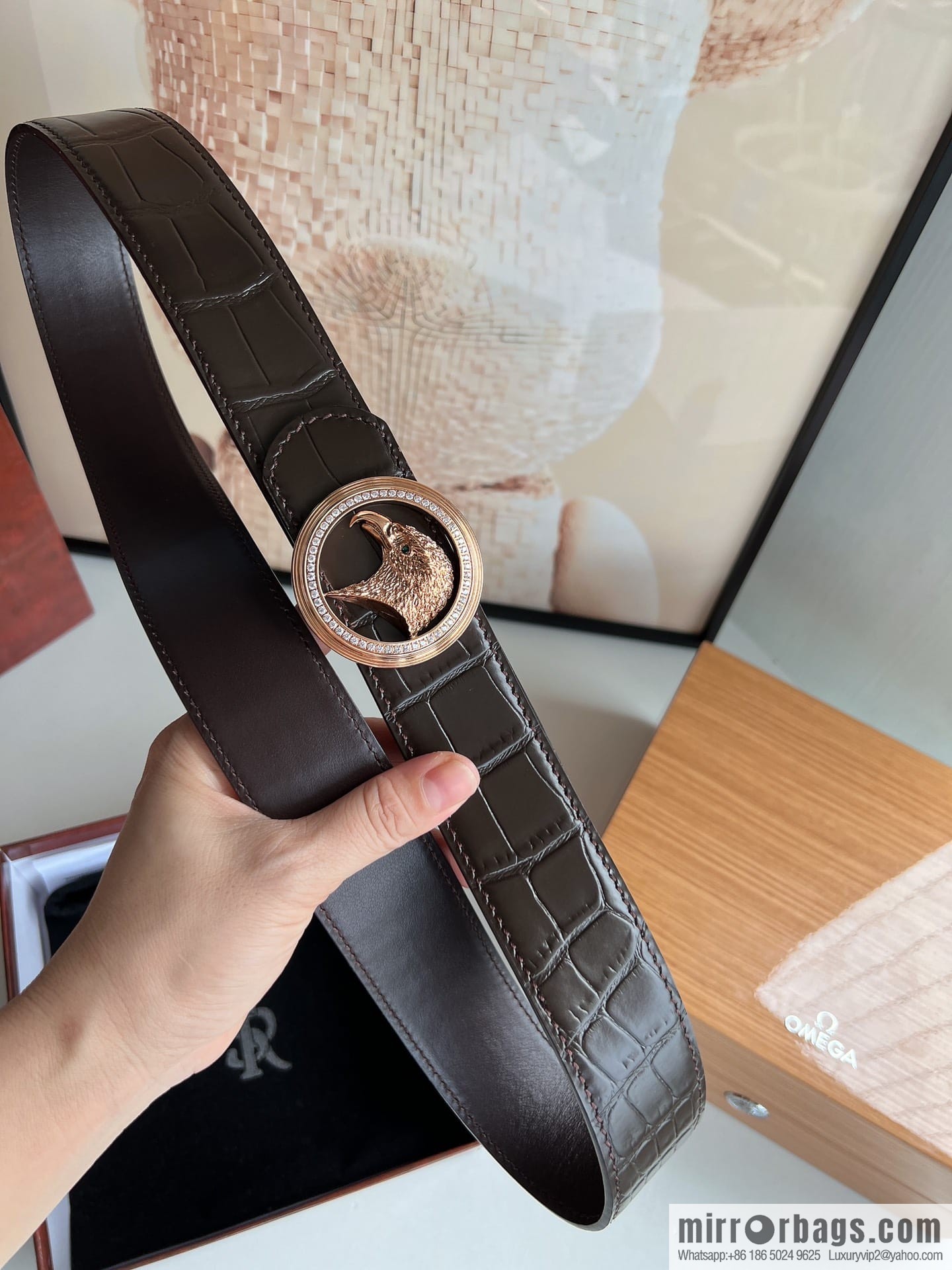 Stefano Ricci (Stephen Law. Nichi) This men's belt width is 3.8cm.