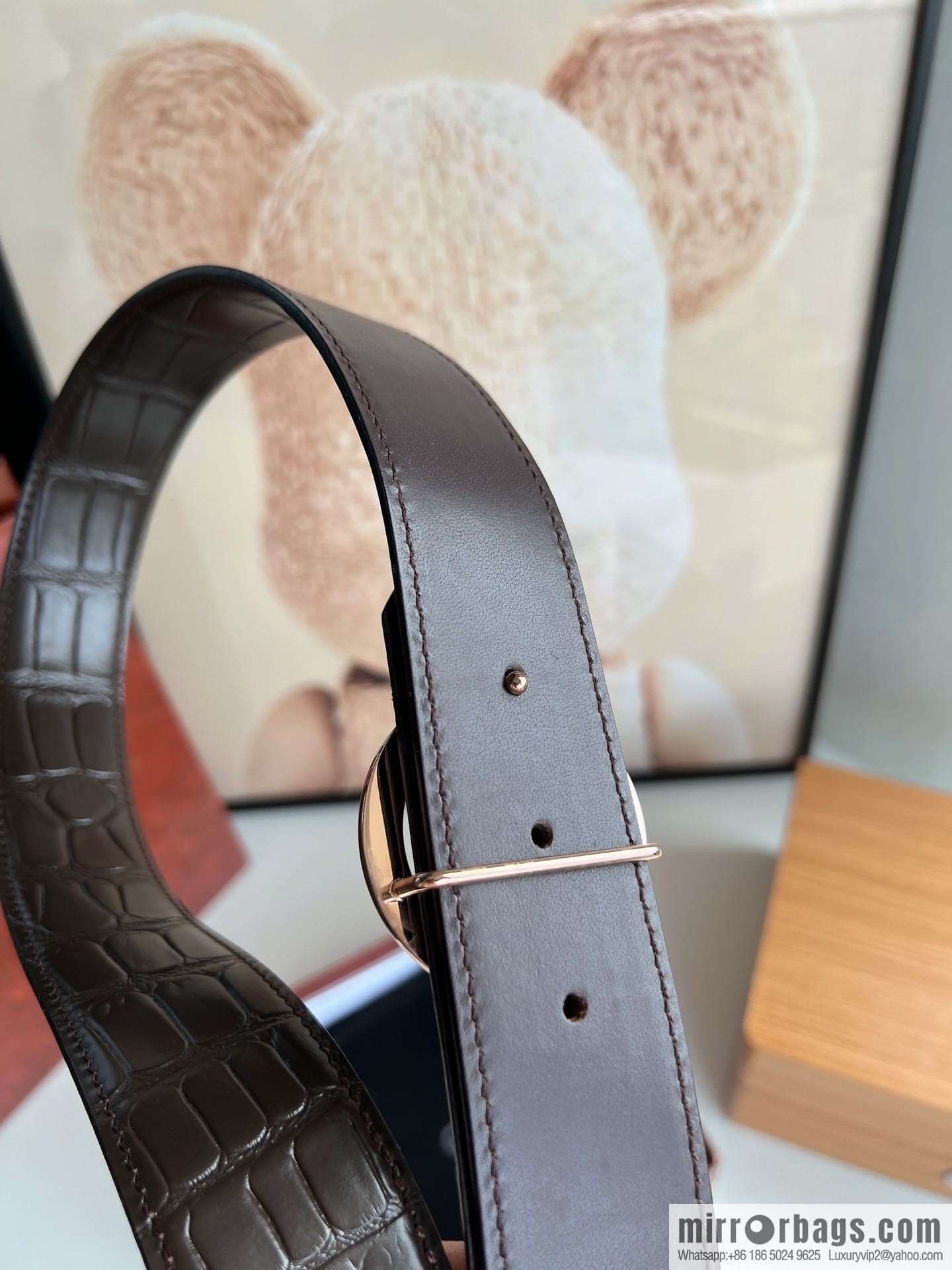 Stefano Ricci (Stephen Law. Nichi) This men's belt width is 3.8cm.