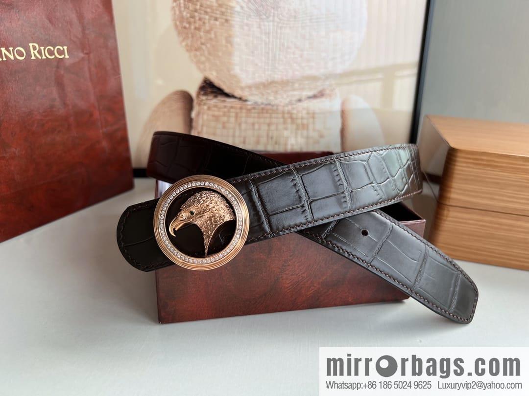 Stefano Ricci (Stephen Law. Nichi) This men's belt width is 3.8cm.