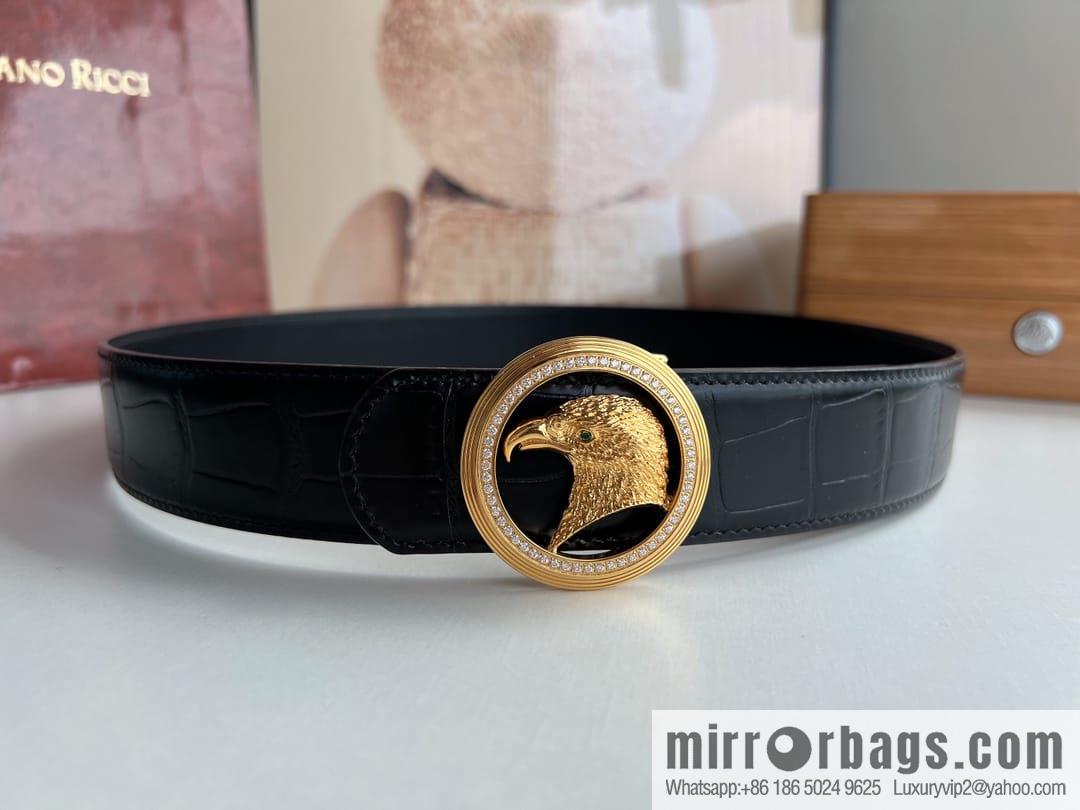 Stefano Ricci (Stephen Law. Nichi) This men's belt width is 3.8cm.
