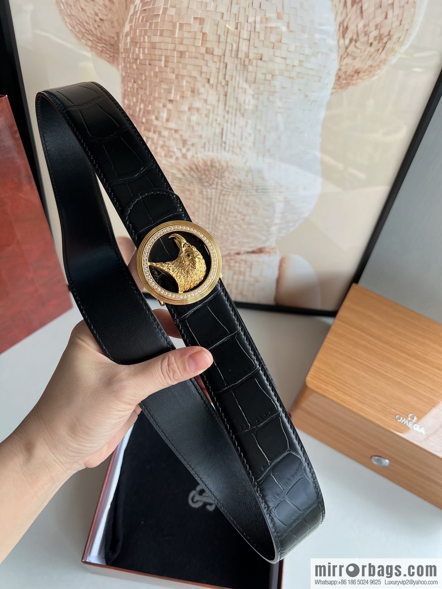 Stefano Ricci (Stephen Law. Nichi) This men's belt width is 3.8cm.