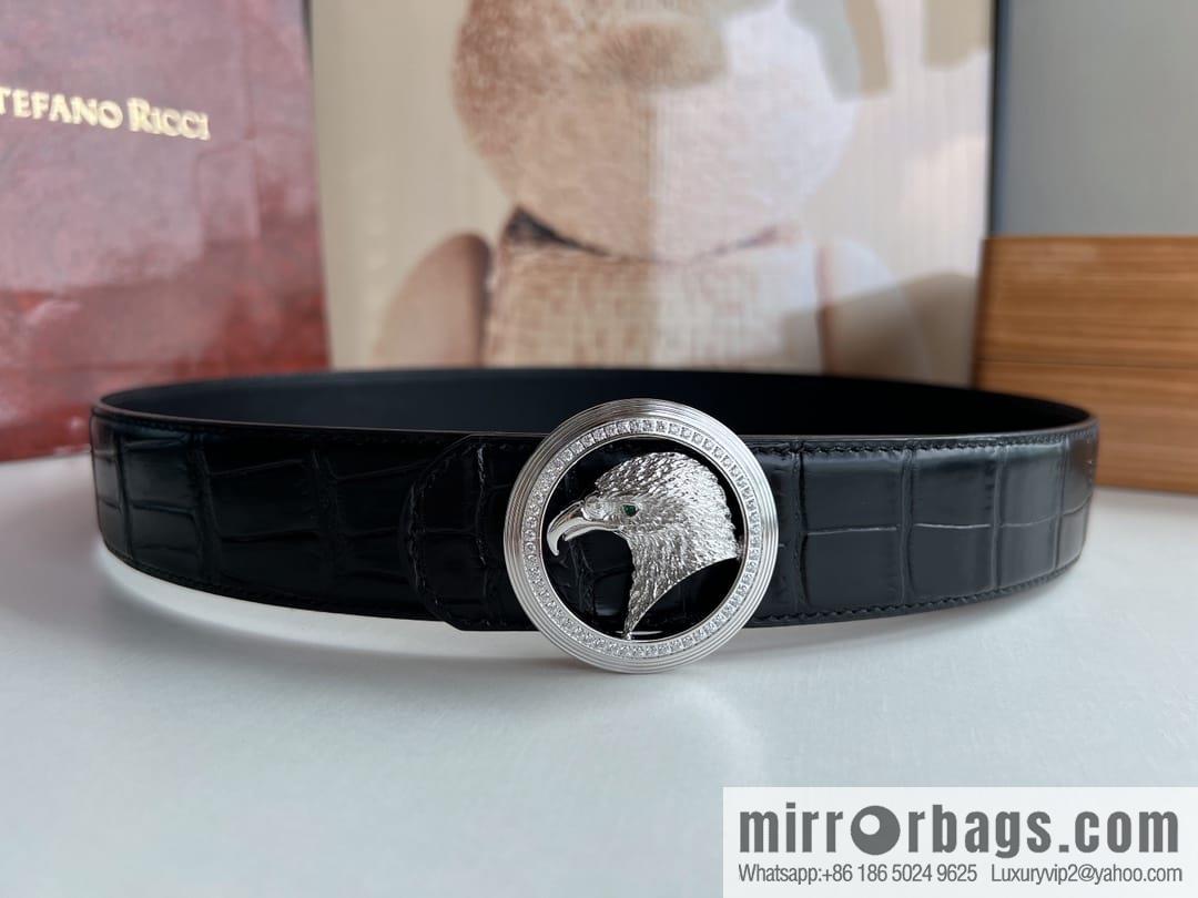 Stefano Ricci (Stephen Law. Nichi) This men's belt width is 3.8cm.