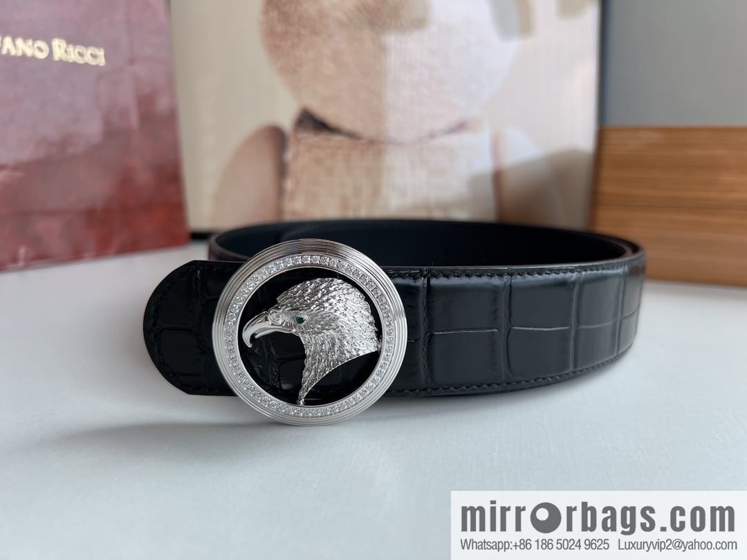 Stefano Ricci (Stephen Law. Nichi) This men's belt width is 3.8cm.