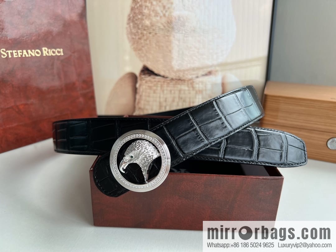 Stefano Ricci (Stephen Law. Nichi) This men's belt width is 3.8cm.