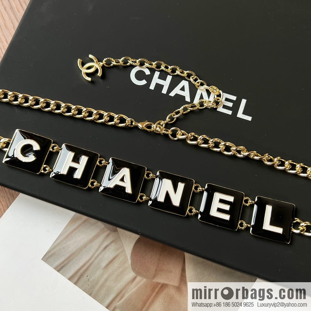 New ☑️ Chanel square letter waist chain belt