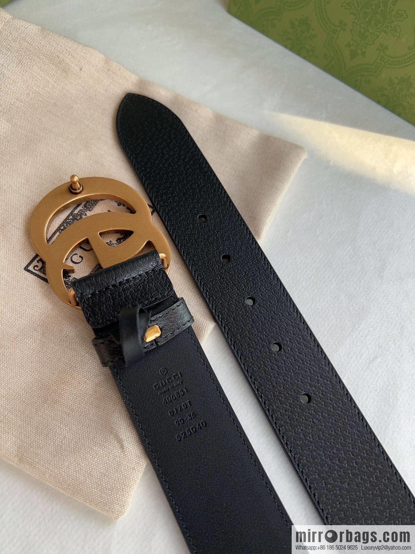 Gucci Gucci, men's 3.8cm belt made of imported cowhide Seiko